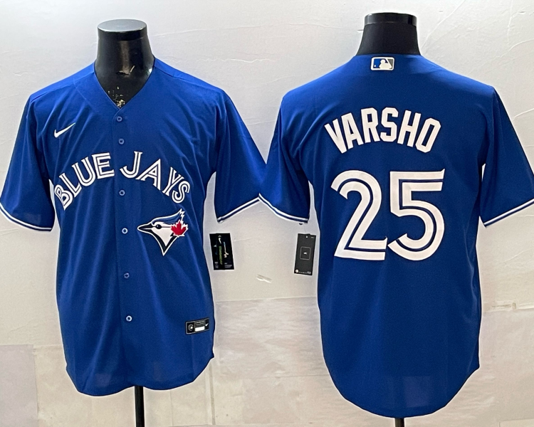 Men's Toronto Blue Jays Daulton Varsho #25 Royal Alternate Jersey