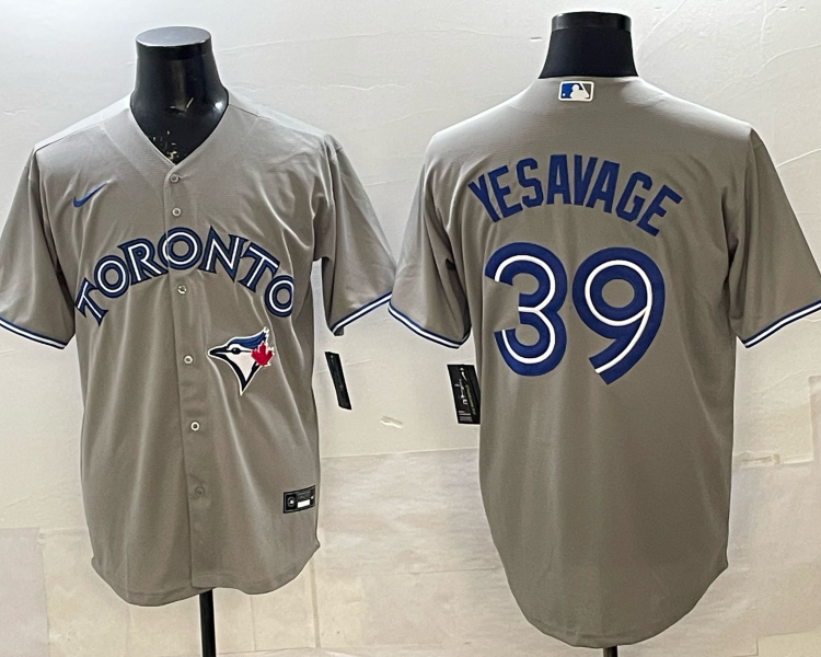 Men's Toronto Blue Jays Trey Yesavage #39 Gray Jersey