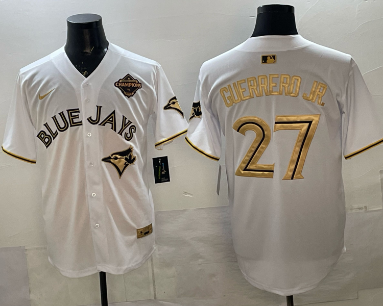Men's Toronto Blue Jays Vladimir Guerrero Jr. #27 White Limited Jersey