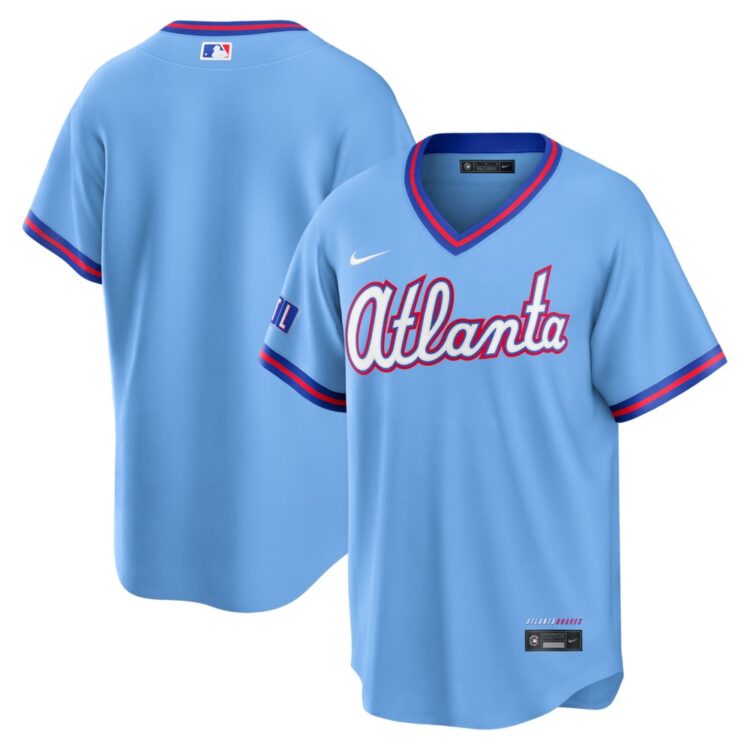 Men's Atlanta Braves Nike Powder Blue 2026 City Connect Stadium Jersey