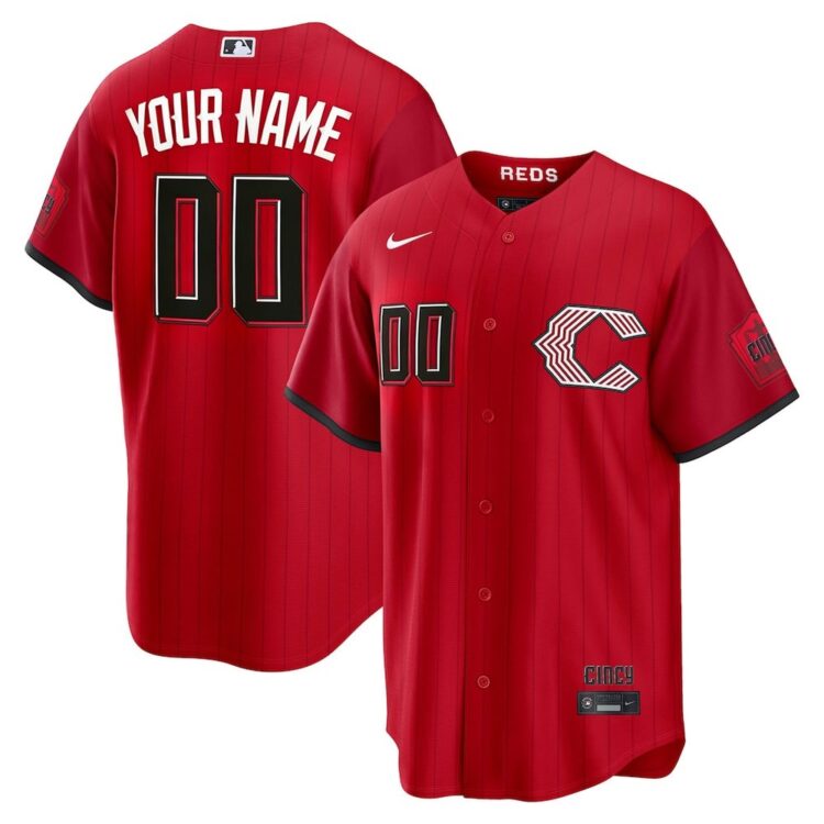 Youth Cincinnati Reds Red 2026 City Connect Vapor Premier Limite Stitched Custom Jersey