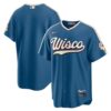 Youth Milwaukee Brewers Nike Mineral Blue 2026 City Connect Stadium Jersey