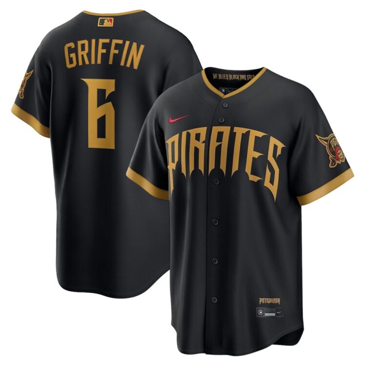 Youth Pittsburgh Pirates #6 Konnor Griffin Black 2026 City Connect Stitched Jersey