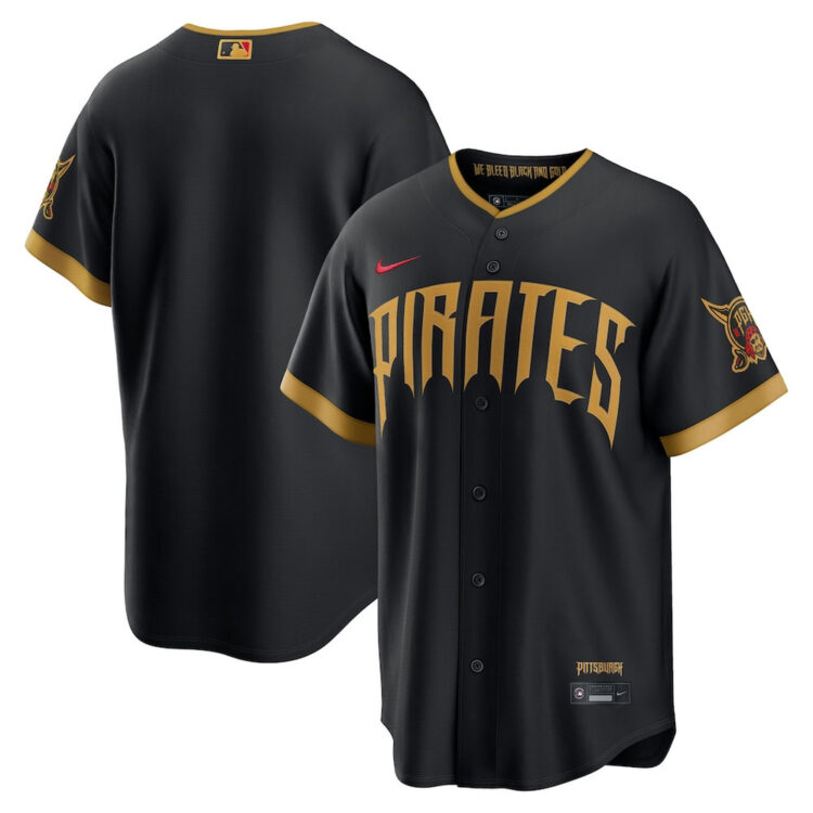 Youth Pittsburgh Pirates Nike Black 2026 City Connect Stadium Jersey