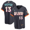 Men's San Diego Padres #13 Manny Machado Nike Obsidian 2026 City Connect Stadium Jersey
