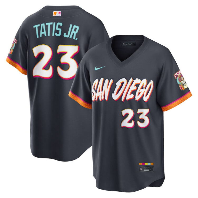Youth San Diego Padres #23 Fernando Tatis Jr. Nike Obsidian 2026 City Connect Stadium Jersey