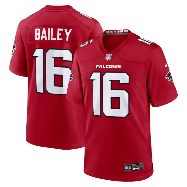 Men's Atlanta Falcons #16 Jake Bailey Nike 2026 Red Alternate Vapor F.U.S.E. Limited Jersey