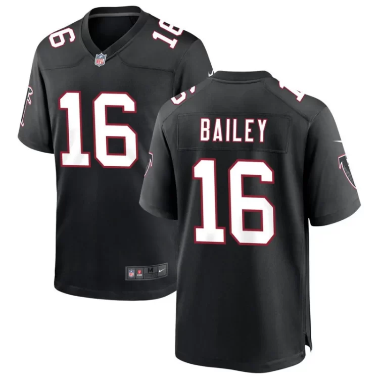 Men's Atlanta Falcons #16 Jake Bailey Nike Black Throwback Vapor F.U.S.E. Limited Jersey