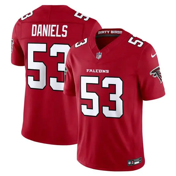 Men's Atlanta Falcons #53 Kendal Daniels Nike 2026 Red Alternate Vapor F.U.S.E. Limited Jersey