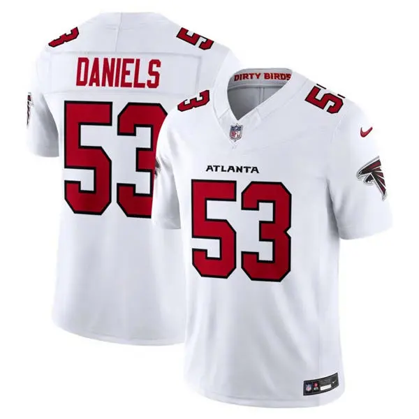 Men's Atlanta Falcons #53 Kendal Daniels Nike 2026 White Vapor F.U.S.E. Limited Jersey