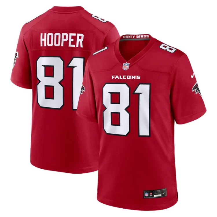 Men's Atlanta Falcons #81 Austin Hooper Nike 2026 Red Alternate Vapor F.U.S.E. Limited Jersey