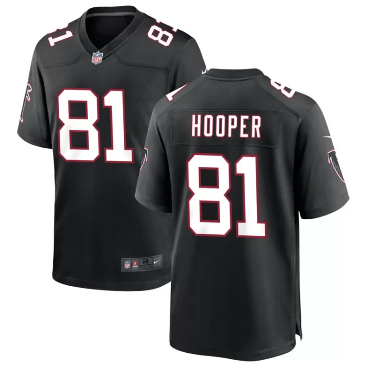 Men's Atlanta Falcons #81 Austin Hooper Nike Black Throwback Vapor F.U.S.E. Limited Jersey