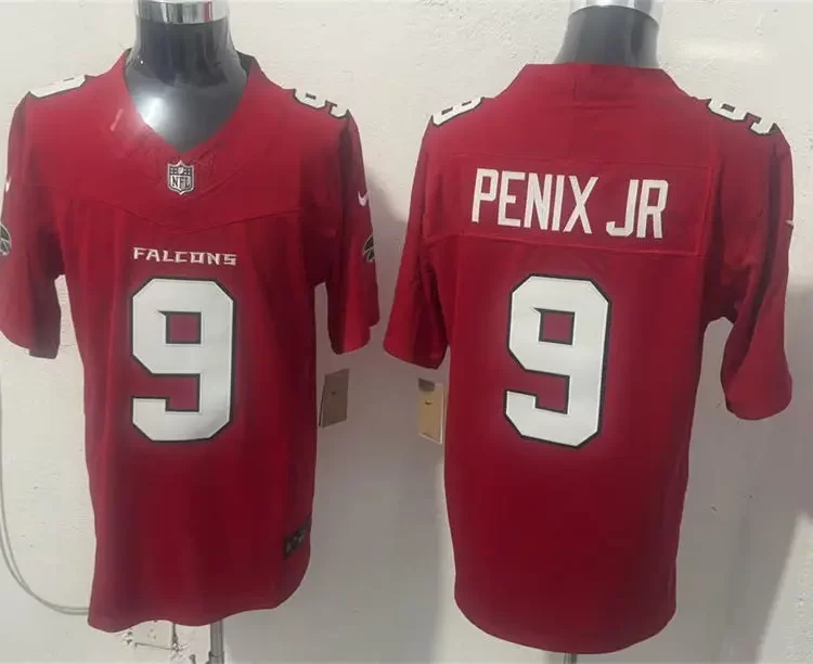 Men's Atlanta Falcons #9 Michael Penix Jr. Nike 2026 Red Alternate Vapor F.U.S.E. Limited Jersey