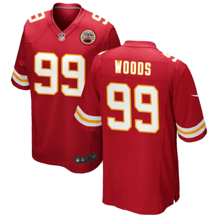 Men's Kansas City Chiefs #99 Peter Woods Nike Red Vapor F.U.S.E. Limited Jersey