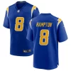 Men's Los Angeles Chargers #8 Omarion Hampton Nike Royal Gold 2nd Alternate Vapor F.U.S.E. Limited Jersey
