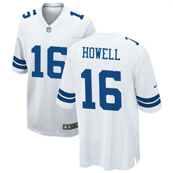 Mens Dallas Cowboys #16 Sam Howell Nike White Vapor F.U.S.E. Limited Jersey