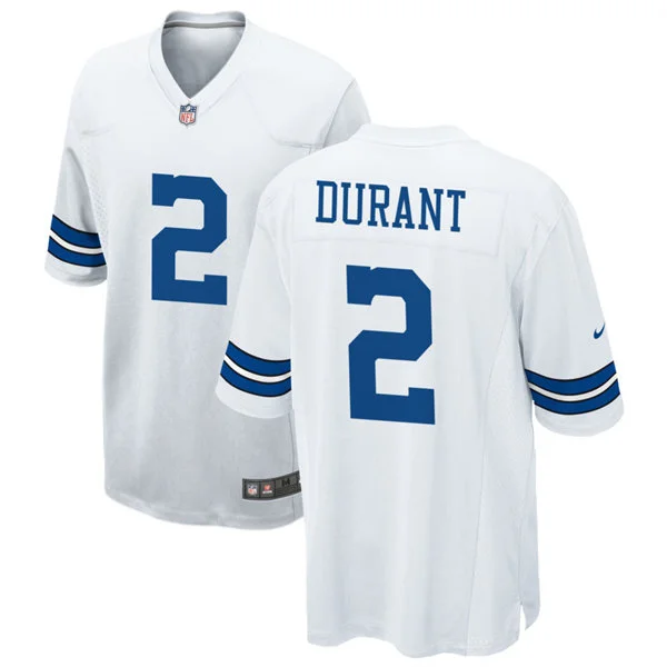 Mens Dallas Cowboys #2 Cobie Durant Nike White Vapor F.U.S.E. Limited Jersey