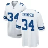 Mens Dallas Cowboys #34 Jalen Thompson Nike White Vapor F.U.S.E. Limited Jersey