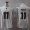 Mens Miami Dolphins #11 DeVante Parker Nike White Vapor Untouchable Jersey