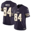 Men's Minnesota Vikings #84 Randy Moss Deep Purple 2026 F.U.S.E. Rivalries Collection Limited Stitched Football Jersey