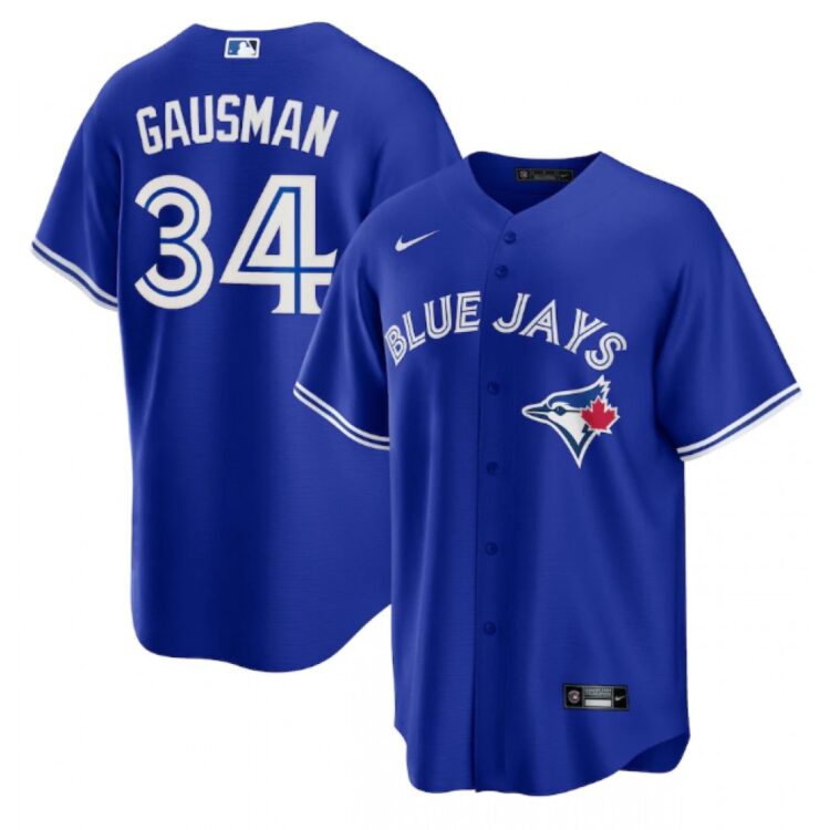 Men's Toronto Blue Jays Kevin Gausman #34 Rush Blue Jersey