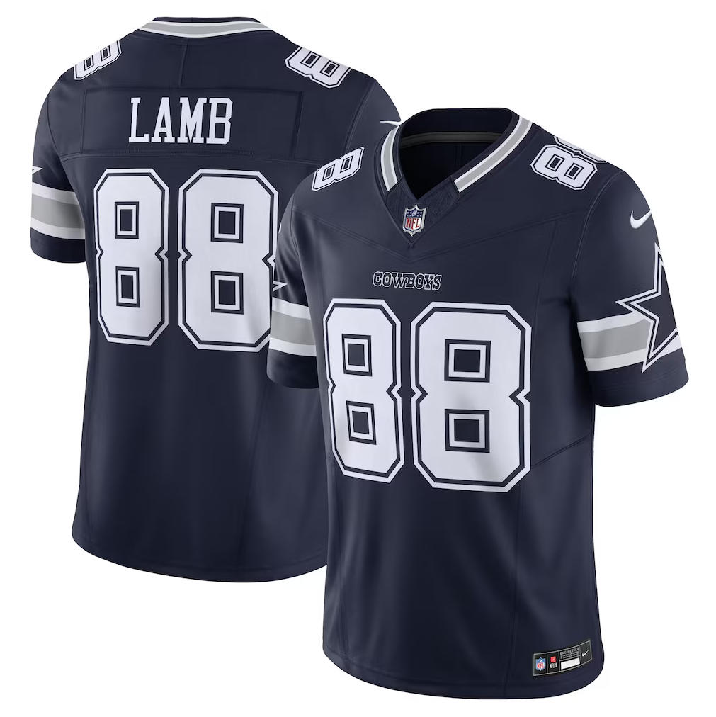 Men's Dallas Cowboys #88 CeeDee Lamb Nike 2023 Navy Vapor F.U.S.E. Limited Jersey