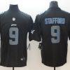 Men's Detroit Lions #9 Matthew Stafford Black Jersey