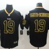 Men's Pittsburgh Steelers #19 JuJu Smith-Schuster Black Authentic Jersey