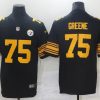 Men's Pittsburgh Steelers Joe Greene #75 Black Alternate Legend Jersey