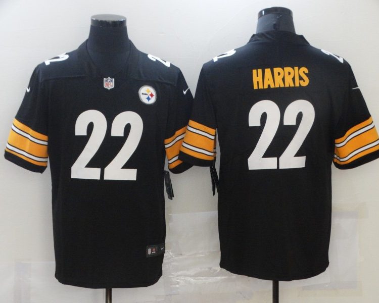 Men's Pittsburgh Steelers Najee Harris #22 Black Jersey