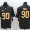 Men's Pittsburgh Steelers T.J. Watt #90 Black Team Jersey