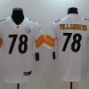 Men's Pittsburgh Steelers Alejandro Villanueva #78 White Jersey
