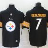 Men's Pittsburgh Steelers Ben Roethlisberger #7 Black Jersey