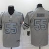 Men's Pittsburgh Steelers Devon Bush Jr. #55 Gray Jersey