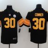 Men's Pittsburgh Steelers James Conner #30 Black Alternate Legend Jersey