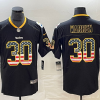 Men's Pittsburgh Steelers Jaylen Warren #30 Black Jersey