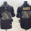 Men's Pittsburgh Steelers Jaylen Warren #30 Black Team Jersey