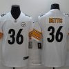 Men's Pittsburgh Steelers Jerome Bettis #36 White Jersey