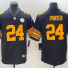 Men's Pittsburgh Steelers Joey Porter Jr. #24 Black Jersey