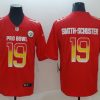 Men's Pittsburgh Steelers JuJu Smith-Schuster #19 Red Jersey