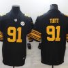 Men's Pittsburgh Steelers Stephon Tuitt #91 Black Alternate Legend Jersey