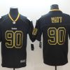 Men's Pittsburgh Steelers T.J. Watt #90 Black Alternate Jersey