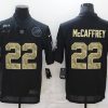 Men's Carolina Panthers #22 Christian McCaffrey Black Jersey