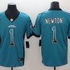 Men's Carolina Panthers Cam Newton #1 Blue Jersey