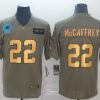 Men's Carolina Panthers Christian McCaffrey #22 Brown Alternate Jersey