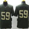 Men's Carolina Panthers Luke Kuechly #59 Army Green Jersey