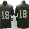 Men's Cincinnati Bengals A.J. Green #18 Army Green Jersey