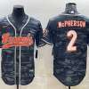 Men's Cincinnati Bengals Evan McPherson #2 Grey Camouflage Jersey