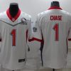 Men's Cincinnati Bengals Ja'Marr Chase #1 White ALL STAR Jersey