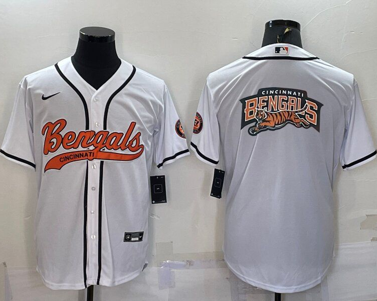 Men's Cincinnati Bengals White Jersey